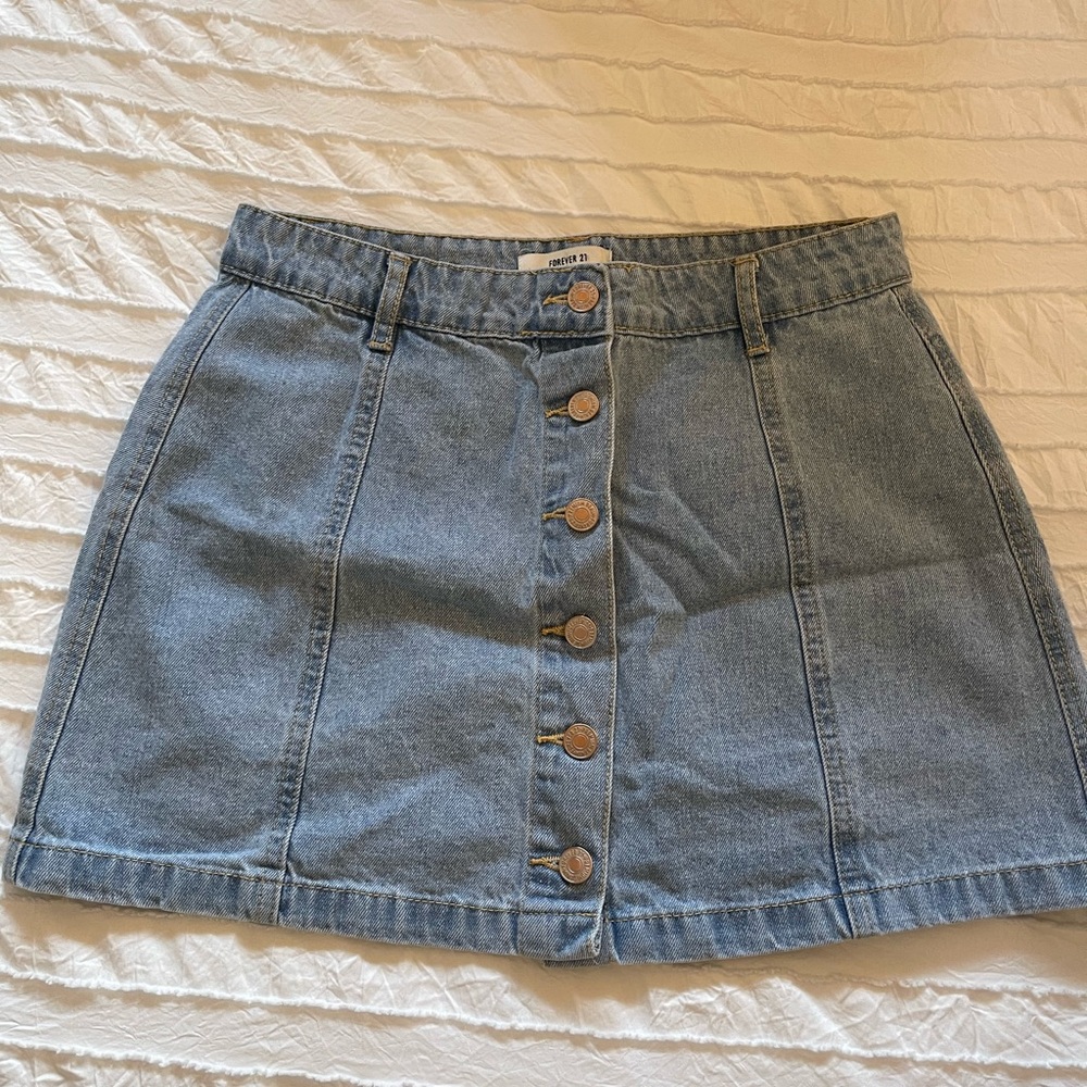 Forced 21  denim skirt